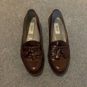 Bally Italian leather loafers 8.5